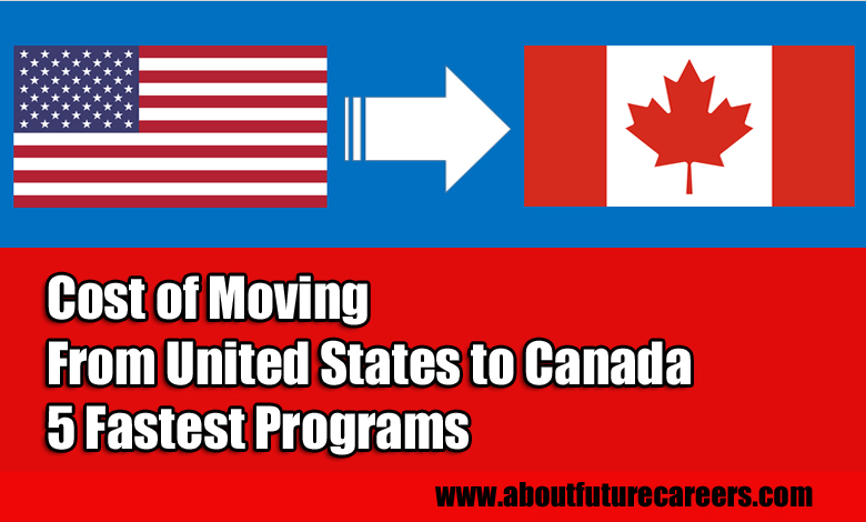 Cost of Moving from United States to Canada