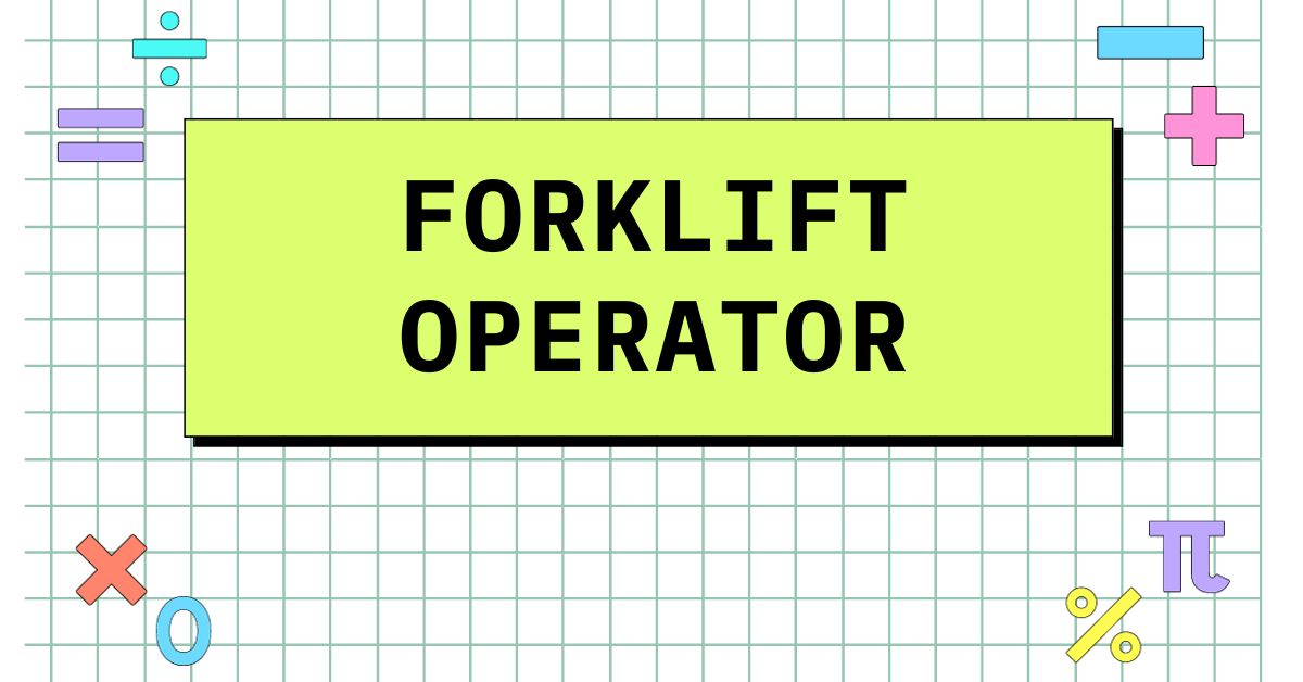 Forklift Operator Jobs in Dubai