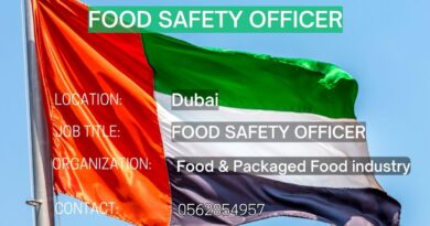 Food Safety Officer Jobs in Dubai